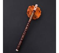 Beginners Bamboo Flute Vertical Flute 6-hole Professional Alto Bitter Flute For Beginners With Zero Foundation(Brown,F Key)