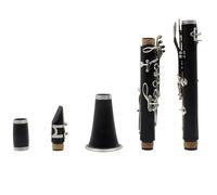 Beginners clarinet 17 Key Wooden Clarinet With Carrying Case Cloth Beginner Clarinet Black For Beginners