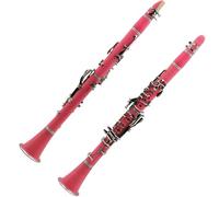 Beginners clarinet Pink Bb Clarinet Beginner Clarinet For Orchestra Adults With Hard Case Kit Stand Gloves Parts(Clarinet)