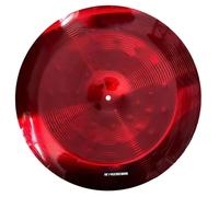 Beginners Cymbal 18 Inch Professional Alloy Effect Cymbals For Drummer Daily Practice Percussion Clear Sound Quality(Red)
