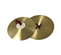 Beginners Cymbal 2x Crash Cymbals Sturdy Accessories Easy To Use For Band Beginners Professionals Stage Show(16 inch)