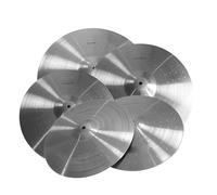 Beginners Cymbal Cymbal Set 14 Hi-Hat 16/18 Crash 20 Inch Ride For Practice Percussion Instrument Accessories(M Sliver)