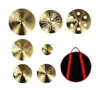 Beginners Cymbal Hand Made Cymbals Percussion Musical Drum Accessories Classic Instrument 7 Pieces Set With Bag