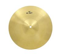 Beginners Cymbal Professional Brass Alloy Cymbal 8 10 12 14 16 18 20 Inch Crash Ride Hi-Hat For Beginner Drummers(14 Inch)
