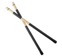 Beginners Drumsticks 1Pair 19 Dowels Bamboos Drum Sticks With Comfortable Handle Drumsticks For Music Instruments
