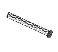 Beginners Electronic Keyboard 88-key Hand-rolled Piano Thickened Silicone Portable Folding Electronic Piano For Adult Performance(US)