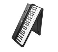 Beginners Electronic Keyboard 88Key Folding Electric Piano Multifunctional Portable Double Keyboard Electronic Keyboard Connect 129Tones Handbag With Pedal(UK)