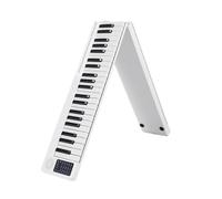 Beginners Electronic Keyboard Portable 88 Keys Foldable Piano Digital Piano Multifunctional Electronic Keyboard Piano Keys With The Same Height(White)