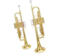 Beginner's Entrance Examination In B Flat Solo Wind Band Trumpet Band Playing Instrument Golden Color