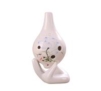 Beginner's Entry Level Six Hole Ocarina 6 Professional Playing Alto AC Tuning Instrument Ocarina Ceramic Instrument(6)