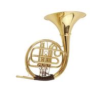 Beginners french horn B-flat Three-key Single Horn Band Performance Lacquered Gold Original Brass Mouthpiece