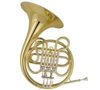 Beginners French Horn BF Brass Lacquered Gold 3key Single Row French Horn Beginner Introductory And Graded Performance