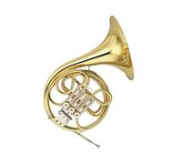 Beginner's French Horn Brass Instrument Lacquer Gold Suitable For Playing Practice Beginners French Horn(1)