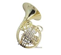 Beginners french horn F/Bb Double French Horn Musical Instruments 4 Valves Divided With Case Mouthpiece Gold Lacquer
