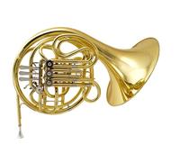 Beginners french horn Four-key Double B Flat Lacquered Gold French Horn For Band Performance Adult Professional Stage Brass