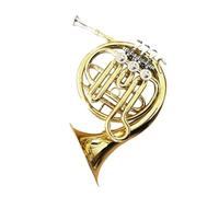 Beginner's French Horn French Horn 3 Key F Key Mini Pocket Brass Instrument