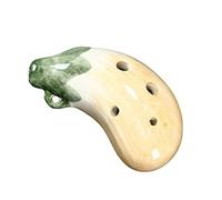 Beginners Getting Started Ocarina 6-hole Ceramic Ocarina With Lanyard Eggplant Shape Ocarina Musical Instrument ocarina instrument (3)