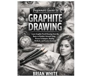 Beginners Guide to Graphite Drawing: Learn Graphite Pencil Drawing from the Basics to Realistic Artwork Using Proven Techniques, Shading Methods, and Practice Exercises