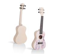 Beginner's Guide To Playing The Ukulele 23-inch Gradient Four-String Hawaiian Guitar(Stripes)