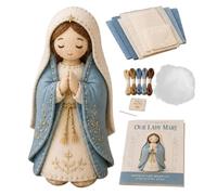 Beginners Hand Quilting Set for Craft Projects | Christian Crafts with Christian Motifs | Creative | Suitable for School, Workshops, Travel, Family Activities, Birthdays