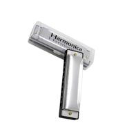 Beginners harmonica 10-hole C-key Blues Harmonica, Entry-level 10-hole Harmonica Instrument