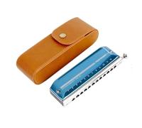 Beginners harmonica 12 Holes 48 Tone Chromatic Harmonica Key Of C/A/G/D/B/Bb Mouth Organ Harmonica For Adults Professionals(Bb)