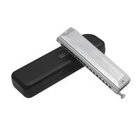 Beginners harmonica 16 Holes 64 Tune Harmonica With Case Cloth Accesories Tones Semitones Switching Mouth Organ Music Gift