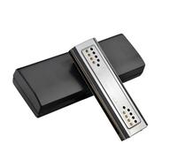 Beginners harmonica 24 Hole Blues Double Side Harmonica Key Set C&G Tone 2 In 1 Tremolo Bass Mouth Organ Harp Wind Musical Instrument