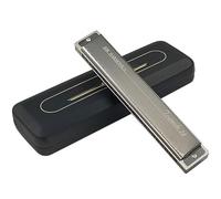 Beginners harmonica 24-hole Polyphonic Harmonica With Gongs For Beginners And Advanced Performance(C tune)