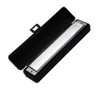 Beginners harmonica 24 Holes Tremolo Harmonica Polyphony Diatonic C Key 24 Hole Profession Harmonica Beginners Aldults Silver