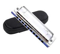 Beginners harmonica Blues Harmonica 10 Hole Diatonic in different keys Adult Beginners gift(Db)