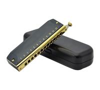 Beginners Harmonica Chromatic Harmonica 12 Holes Professional Performance Level 16 Holes Adult Beginners(16-hole performance model)