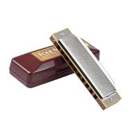 Beginners harmonica Harmonica 10 Comb Mouth Organ Harp Professional Music Instrument C With Case