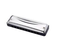 Beginners harmonica Harmonica With 10 Hole C-key Blues For Beginner Adult Professional Level(Black)