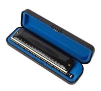 Beginners Harmonica Portable 16 Hole 64 Note Adult Chromatic Harmonica