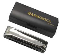 Beginners harmonica Silver 10 Holes 20 Tones Blues Harmonica Key Of C Stainless Steel Harp Diatonic Harmonica For Adults Players(C)