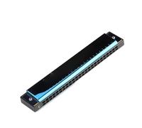 Beginners harmonica Tremolo 24holes Tremolo Harmonica C Tone Tremolo Master(Blue)