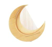 Beginners harp 15 Strings Lyre Harp Wood Finger Harp C Key Portable Professional Lyre Piano Beginner Stringed Instruments(Wood 15)