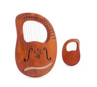 Beginners harp 16/19 Strings Wooden Mahogany Harp Classical Musical Instrument With Tuning For Music Lovers Easy To Learn(19F)