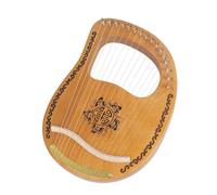 Beginners harp 16-string 16-tone Lyre Portable Niche Instrument Mahogany Small Harp