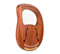 Beginners harp 16-String Wooden Harp Metal Strings Solid Wood String Instrument With Carry Bag Tuning Wrench MusicBook(1)
