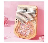 beginners kalimba 17/21 Key Acrylic Chromatic Kalimba Thumb Piano Portable Professional Kalimba Thumb Beginner Cute Instrument (Size : 21)