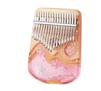 Beginners Kalimba 17/21 Key Kalimba Resin Transparent Thumb Piano Keyboard Musical Instrument Kalimbas Piano Gifts For Beginner(17 Key 2)