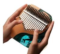 beginners kalimba 17/21 key kalimba thumb piano instrument chromatic scale cute instrument portable marimba instrument music (Size : 21)