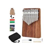 Beginners Kalimba 17/21 Key Portable Thumb Piano Professional Kalimbas Beginner Music Keyboard Musical Instrument With Accessorie(17 B)