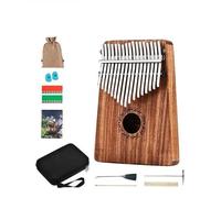 Beginners Kalimba 17/21 Key Portable Thumb Piano Professional Kalimbas Beginner Music Keyboard Musical Instrument With Accessorie(17 Electrical Box)
