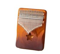 beginners kalimba 17/21 Mahogany Chromatic Beginner Keys Professional Thumb Piano Kalimba Music Mini Instrument (Size : 17)