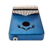beginners kalimba 17 Key Kalimba Thumb Piano with Bag Yellow/Brown/Blue 17 Key Tuner for Beginners (Color : 3)