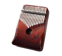 beginners kalimba 17 Key Mahogany Portable Marimba Instrument Limba Thumb Piano Instrument Chromatic Cute Instrument (Color : 3)