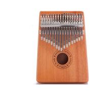 Beginners Kalimba 17-note Thumb Piano Instrument Single Board Mahogany With Accessories(10)